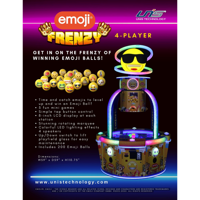 UNIS Emoji Frenzy Arcade